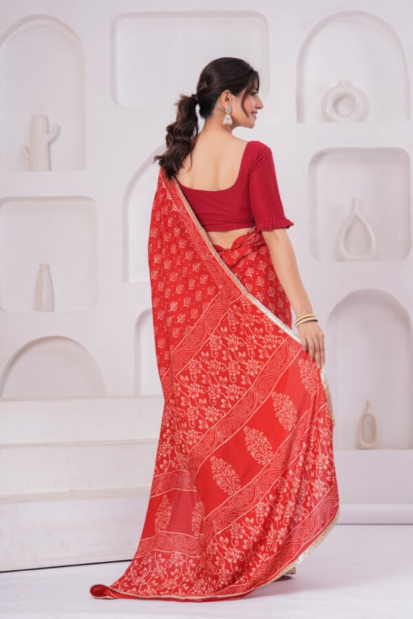 Premium Muslin Modal Silk Floral Printed Saree with Zari Border