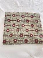 Premium Modal Silk Fabric – Hand Block Print Floral Design